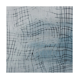 Glamats-Abstract-Cerulean Grid